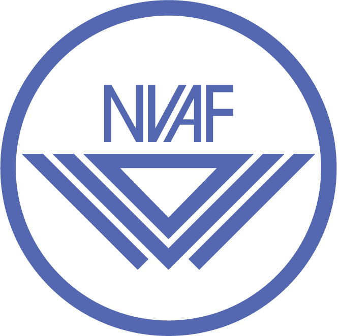 NVAF logo blauw